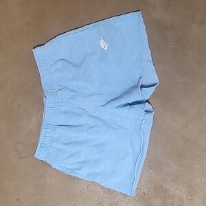 Nike shorts baby blue sweatpants shorts Large